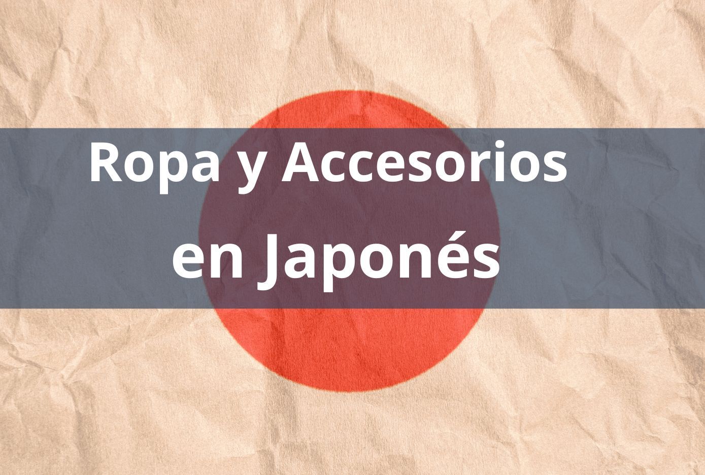 ropa en japones